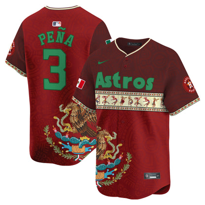 Astros Mexico Aztec Vapor Premier Limited Jersey V2 - Printed