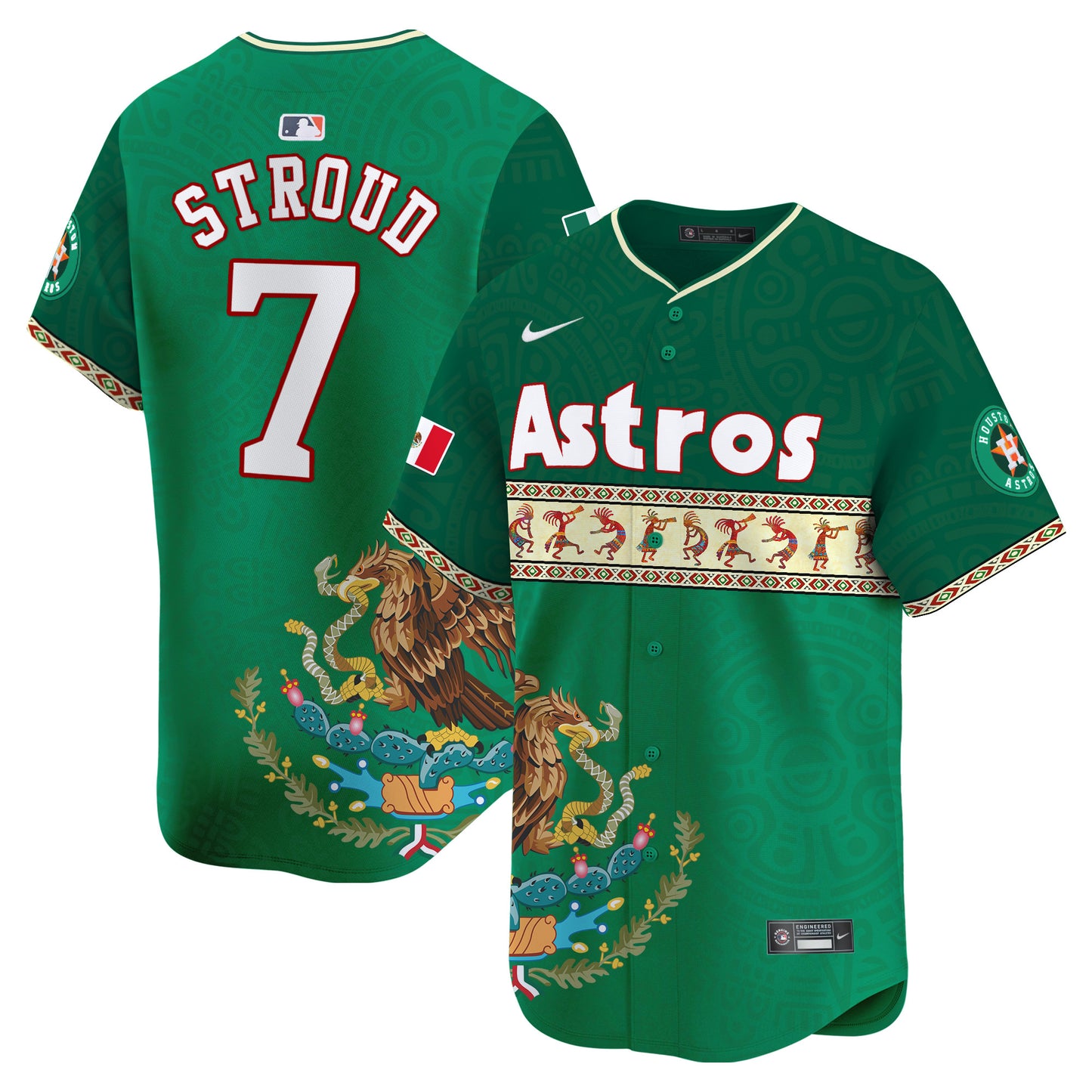 Astros Mexico Aztec Vapor Premier Limited Jersey V2 - Printed