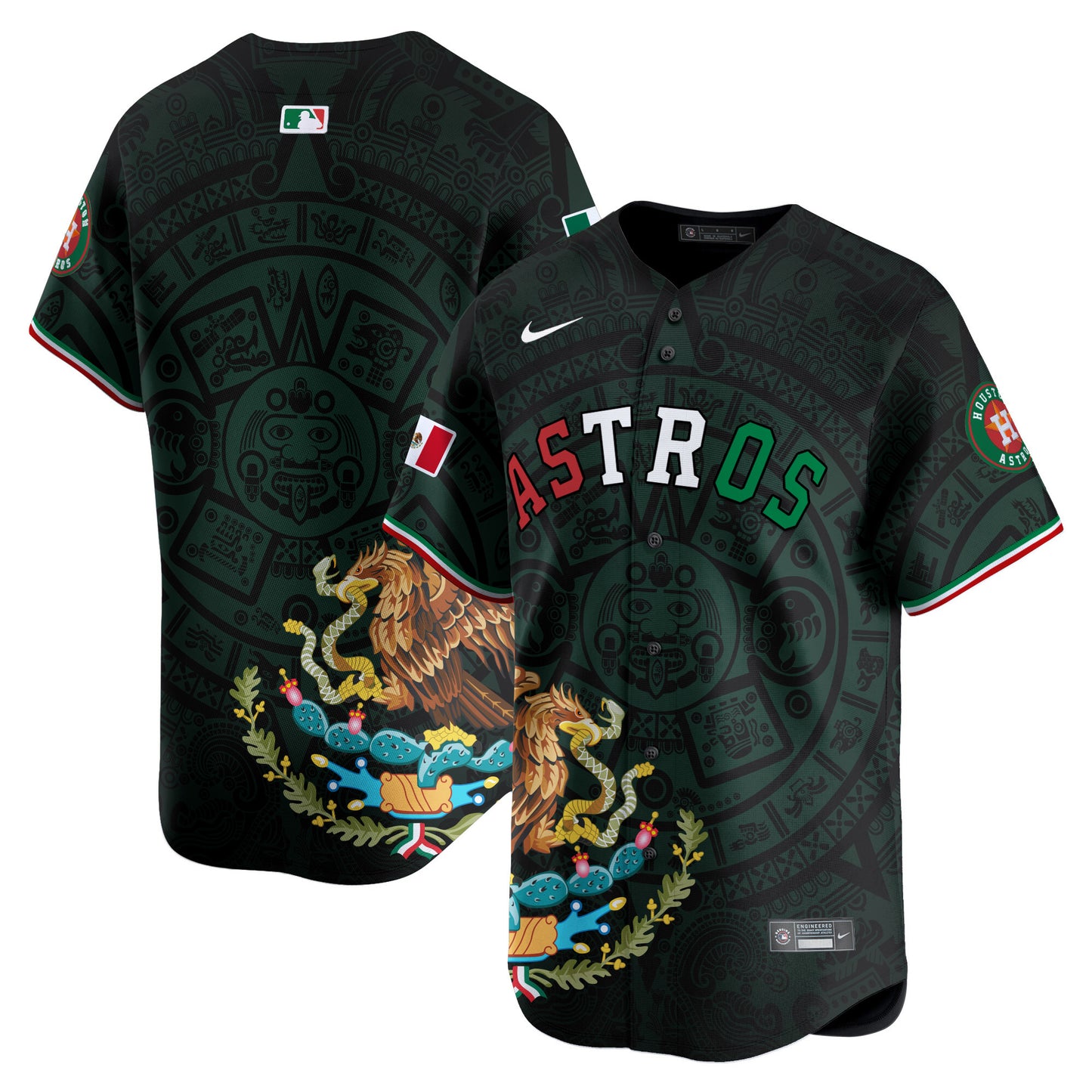 Astros Cactus Mexico Vapor Premier Limited Jersey - Printed