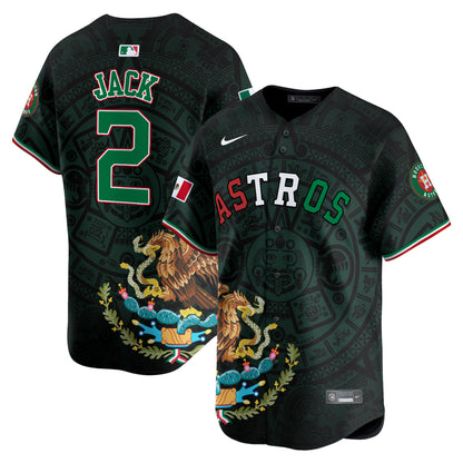 Astros Cactus Mexico Vapor Premier Limited Jersey - Printed