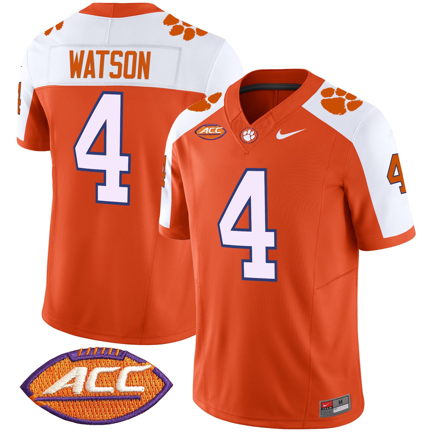 Clemson Tigers Vapor Limited Jersey V2 - All Stitched