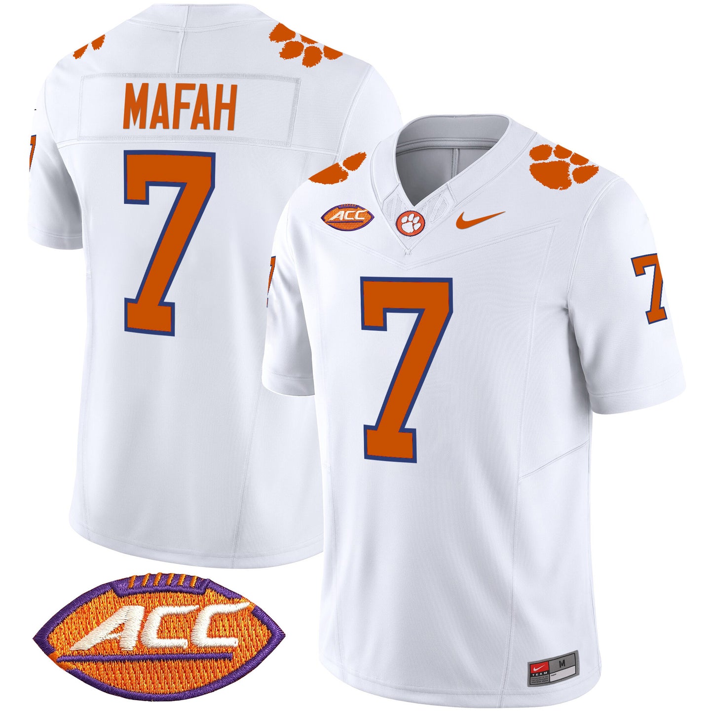 Clemson Tigers Vapor Limited Jersey V2 - All Stitched