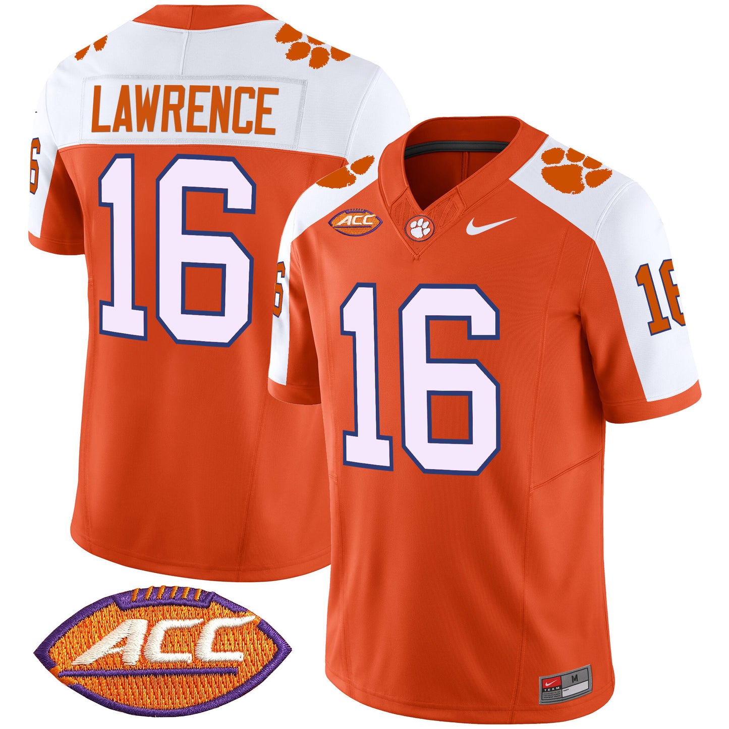 Clemson Tigers Vapor Limited Jersey V2 - All Stitched