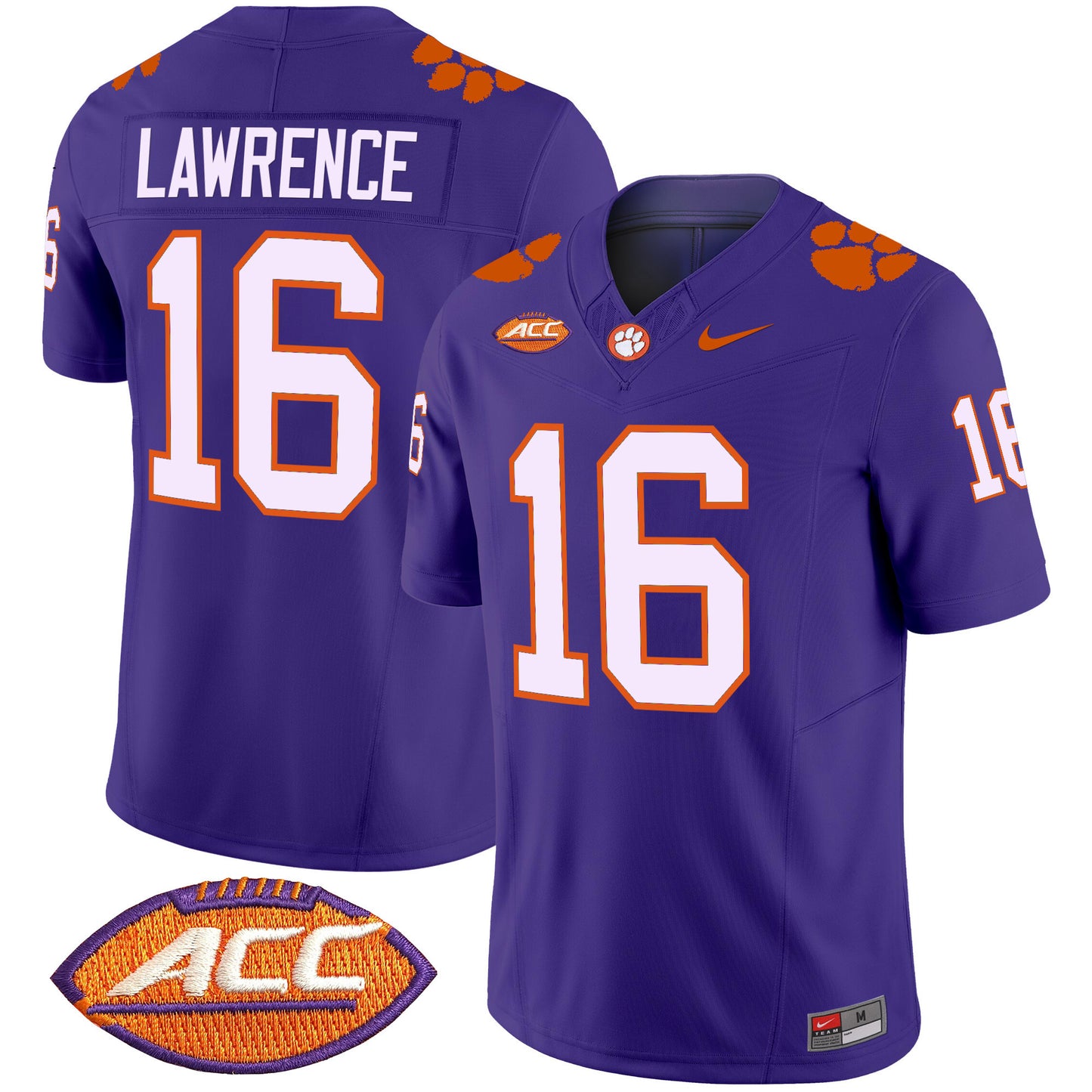 Clemson Tigers Vapor Limited Jersey V2 - All Stitched