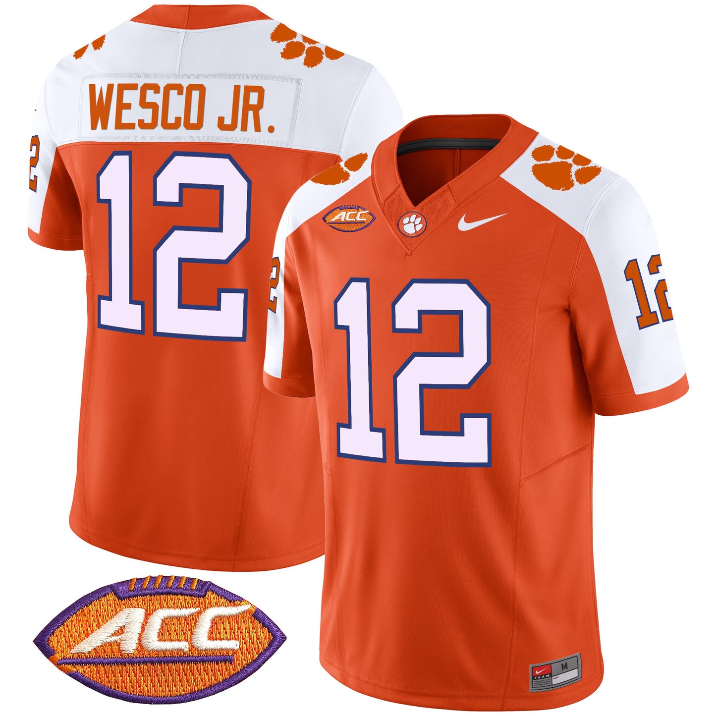 Clemson Tigers Vapor Limited Jersey V2 - All Stitched