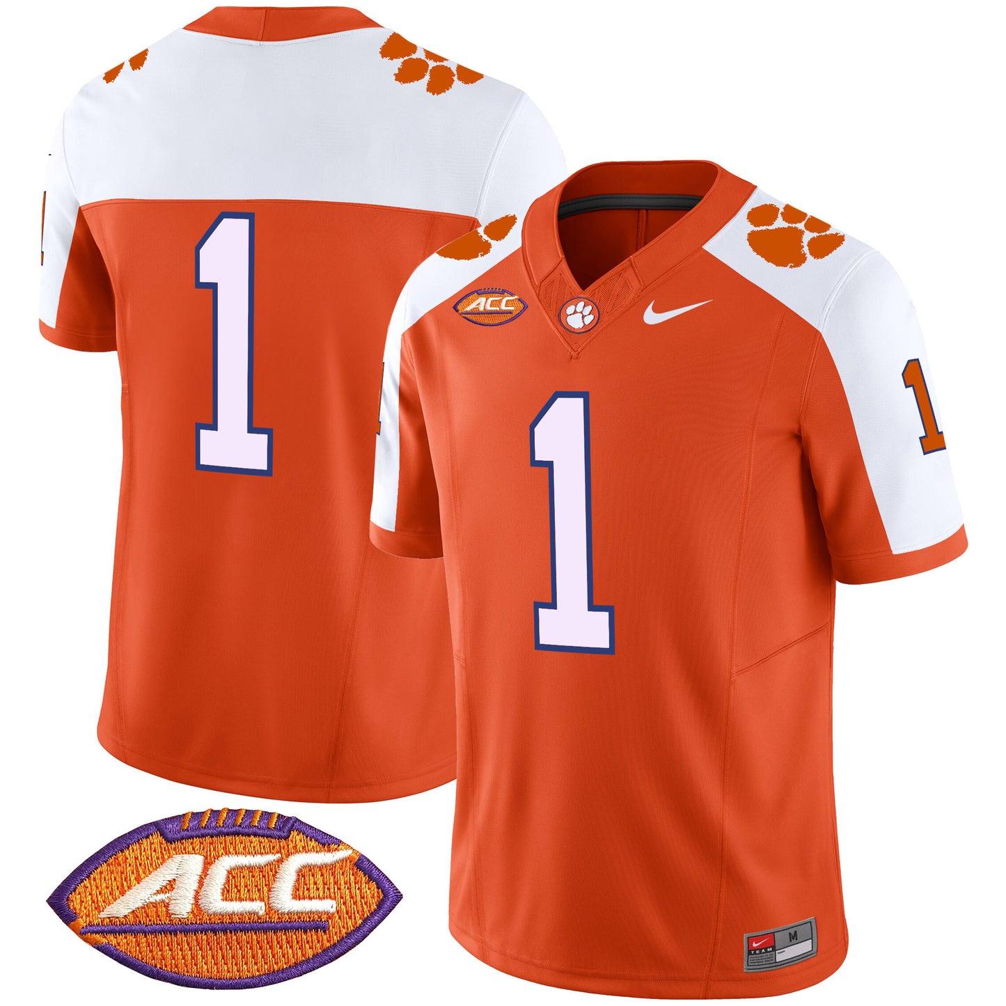 Clemson Tigers Vapor Limited Jersey V2 - All Stitched