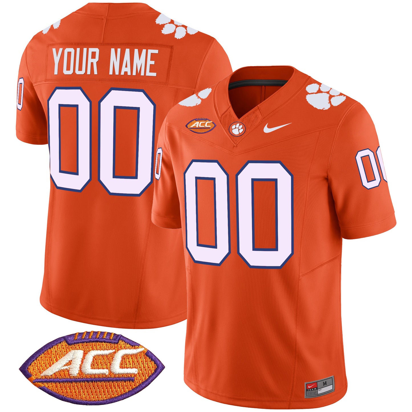 Clemson Tigers Vapor Limited Custom Jersey V2 - All Stitched