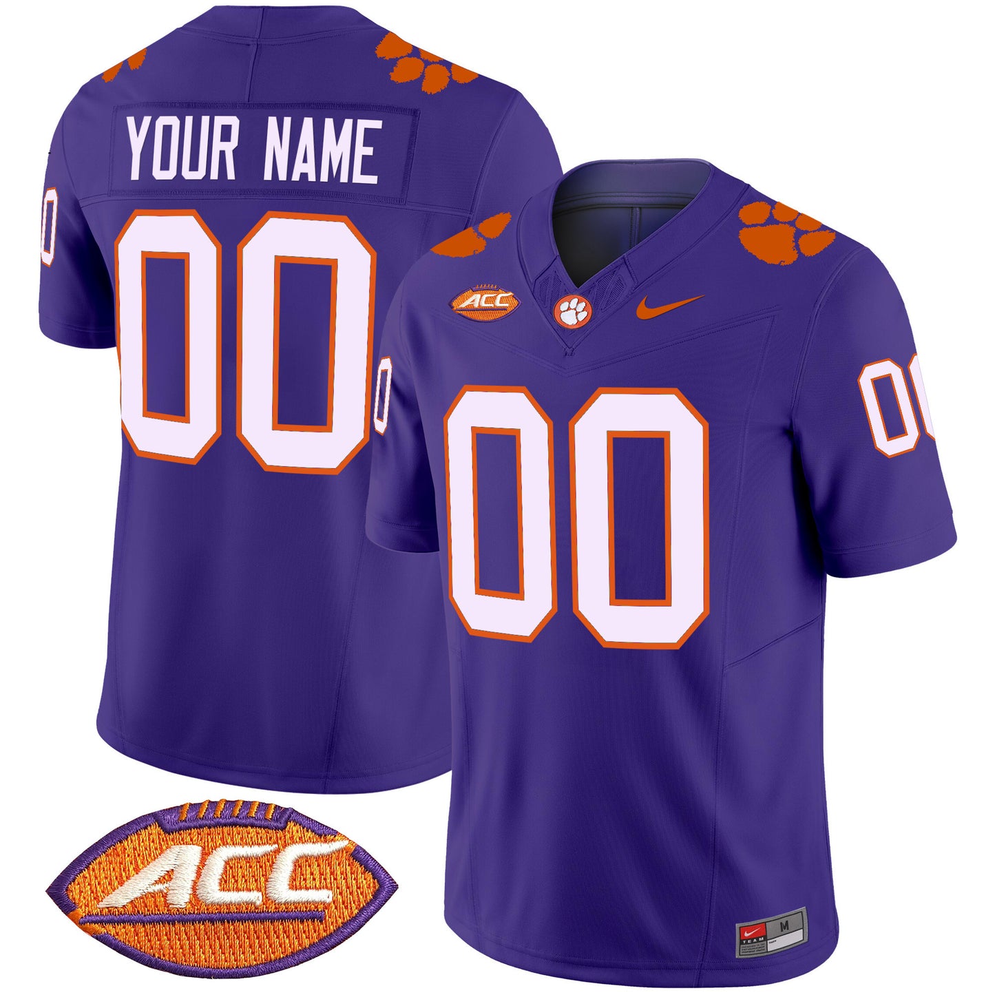 Clemson Tigers Vapor Limited Custom Jersey V2 - All Stitched