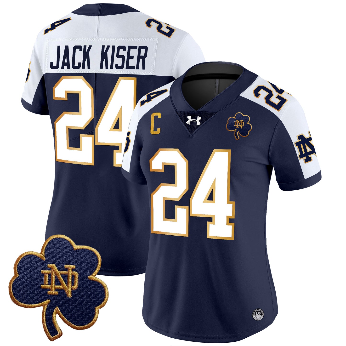 Notre Dame Fighting Irish 2024 Vapor Limited Jersey V3 - All Stitched