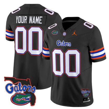 Florida Gators 2024 Florida Patch Vapor Limited Custom Jersey - All Stitched