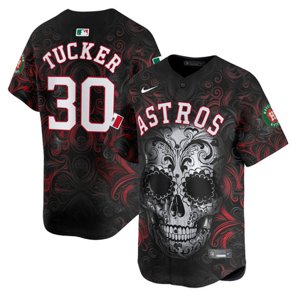 Astros Mexico Dia de los Muertos Vapor Premier Limited Jersey - Printed