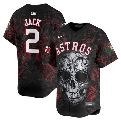 Astros Mexico Dia de los Muertos Vapor Premier Limited Jersey - Printed