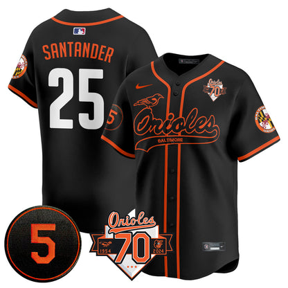 Orioles 1954-2024 - The Orioles Jersey - All Stitched