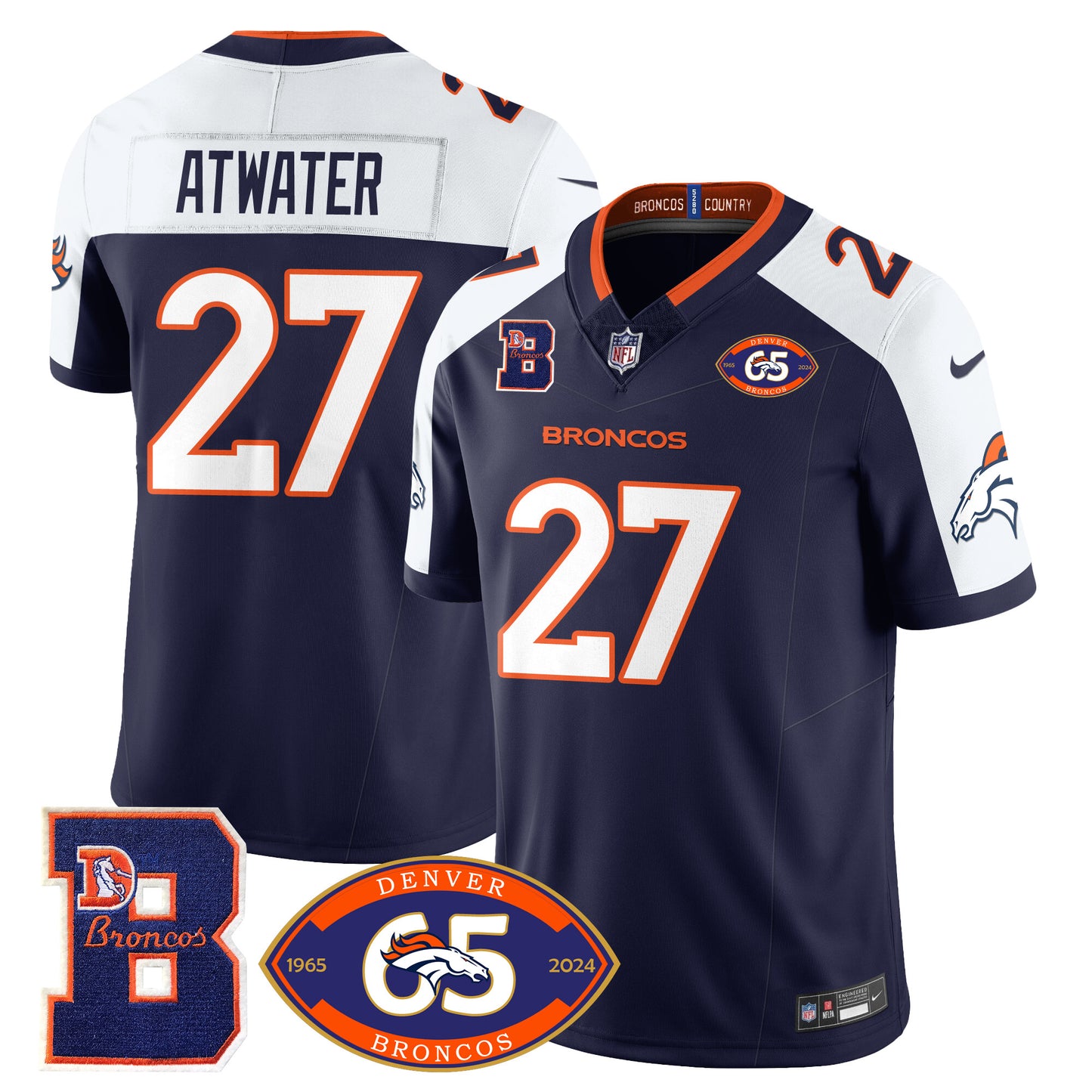 Broncos 1959-2024 Jersey - The Broncos Jersey - All Stitched