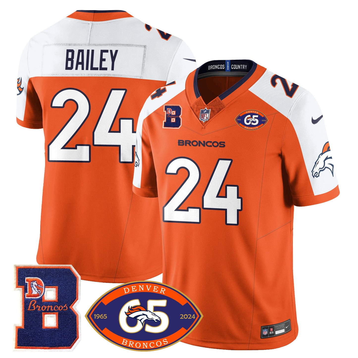 Broncos 1959-2024 Jersey - The Broncos Jersey - All Stitched