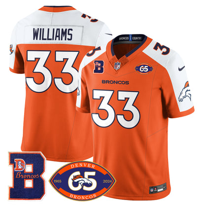 Broncos 1959-2024 Jersey - The Broncos Jersey - All Stitched