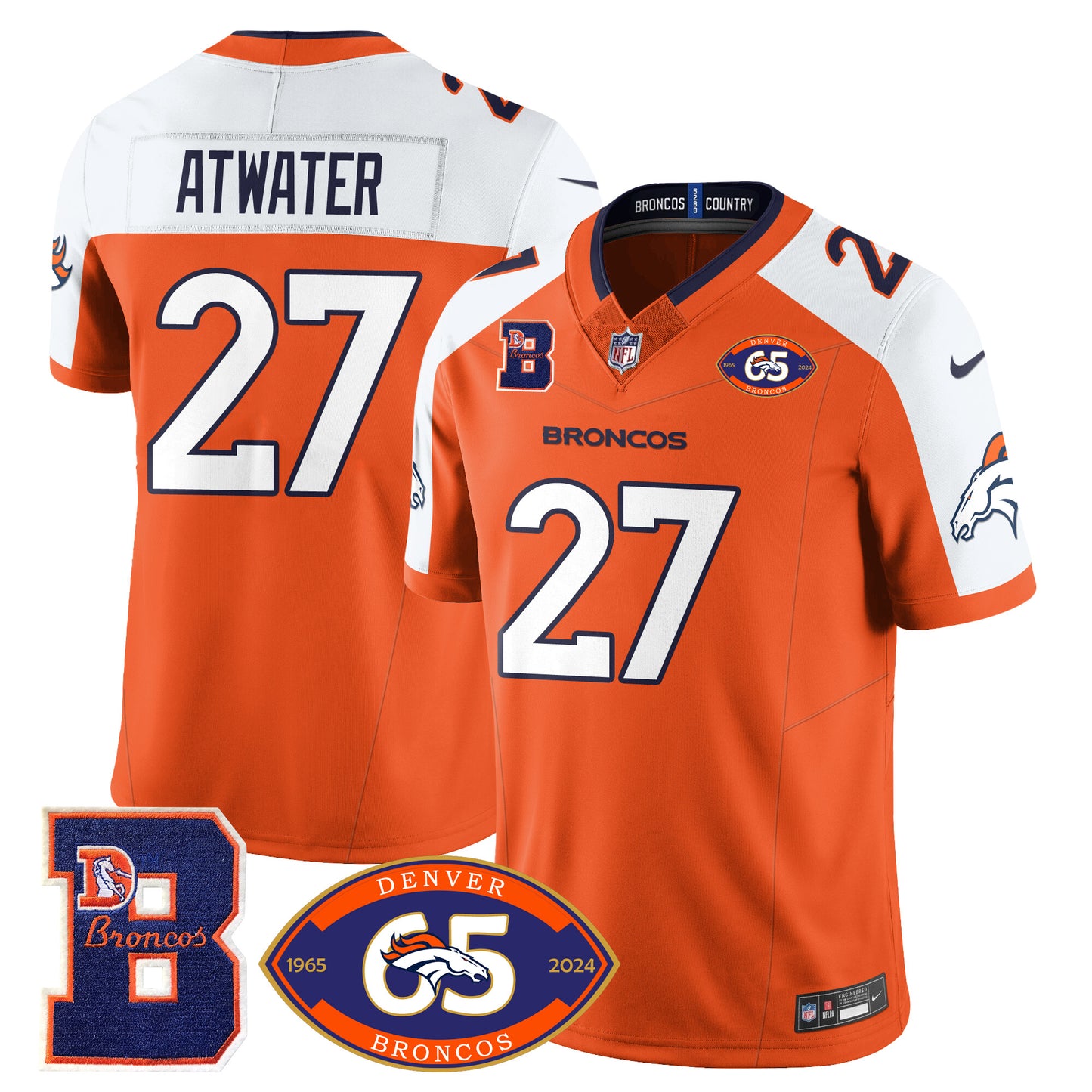 Broncos 1959-2024 Jersey - The Broncos Jersey - All Stitched