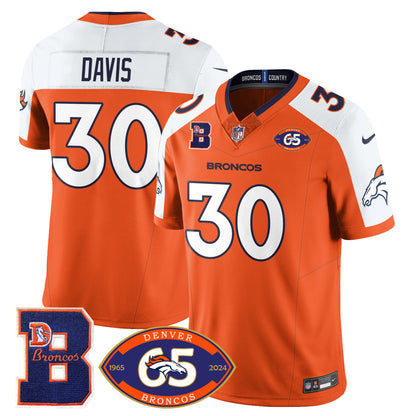 Broncos 1959-2024 Jersey - The Broncos Jersey - All Stitched