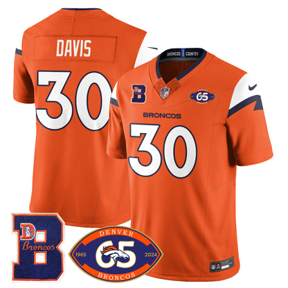 Broncos 1959-2024 Jersey - The Broncos Jersey - All Stitched