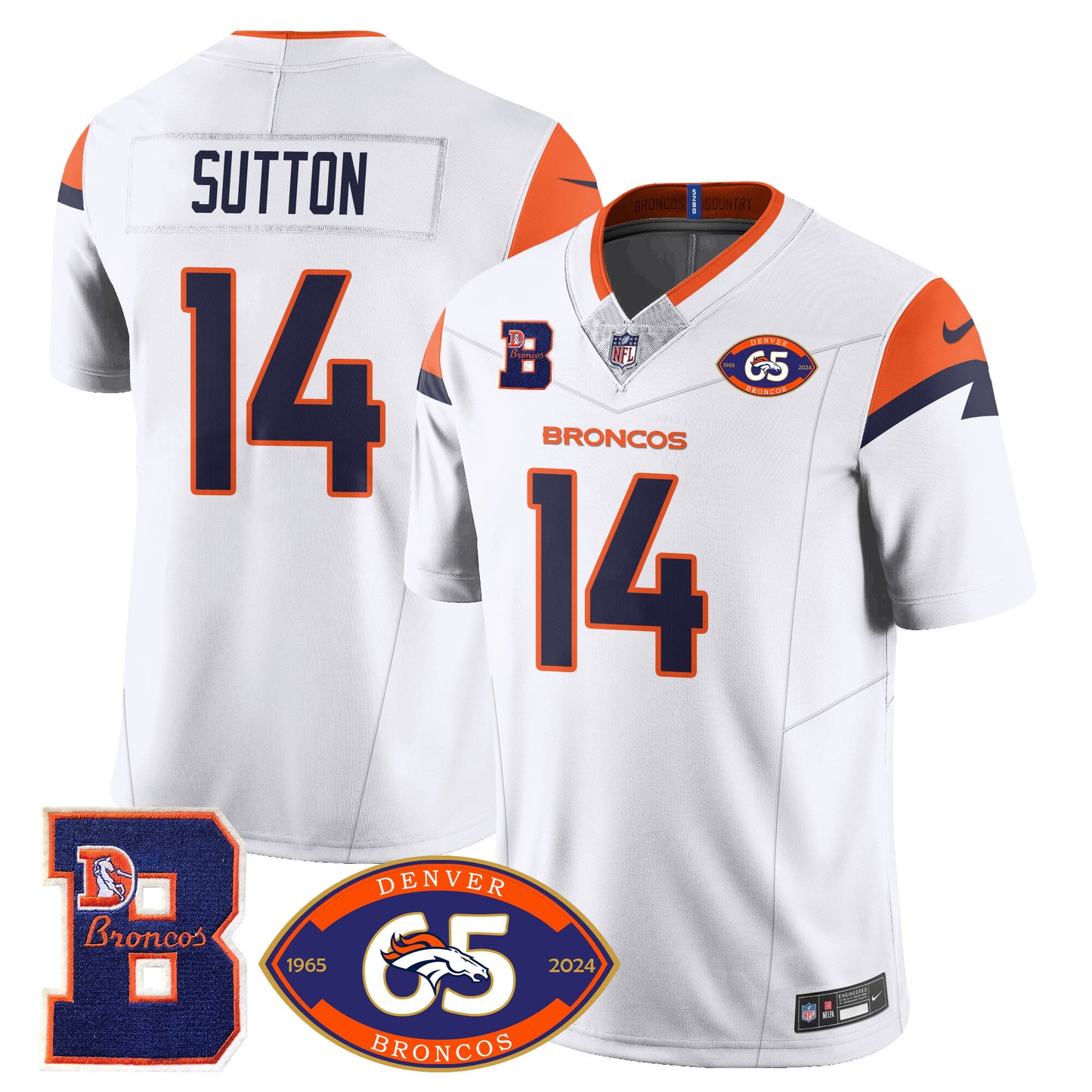 Broncos 1959-2024 Jersey - The Broncos Jersey - All Stitched