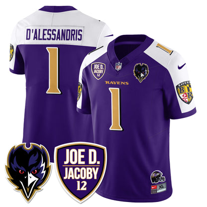 Ravens Purple Rising 2024 Vapor Limited Jersey - All Stitched