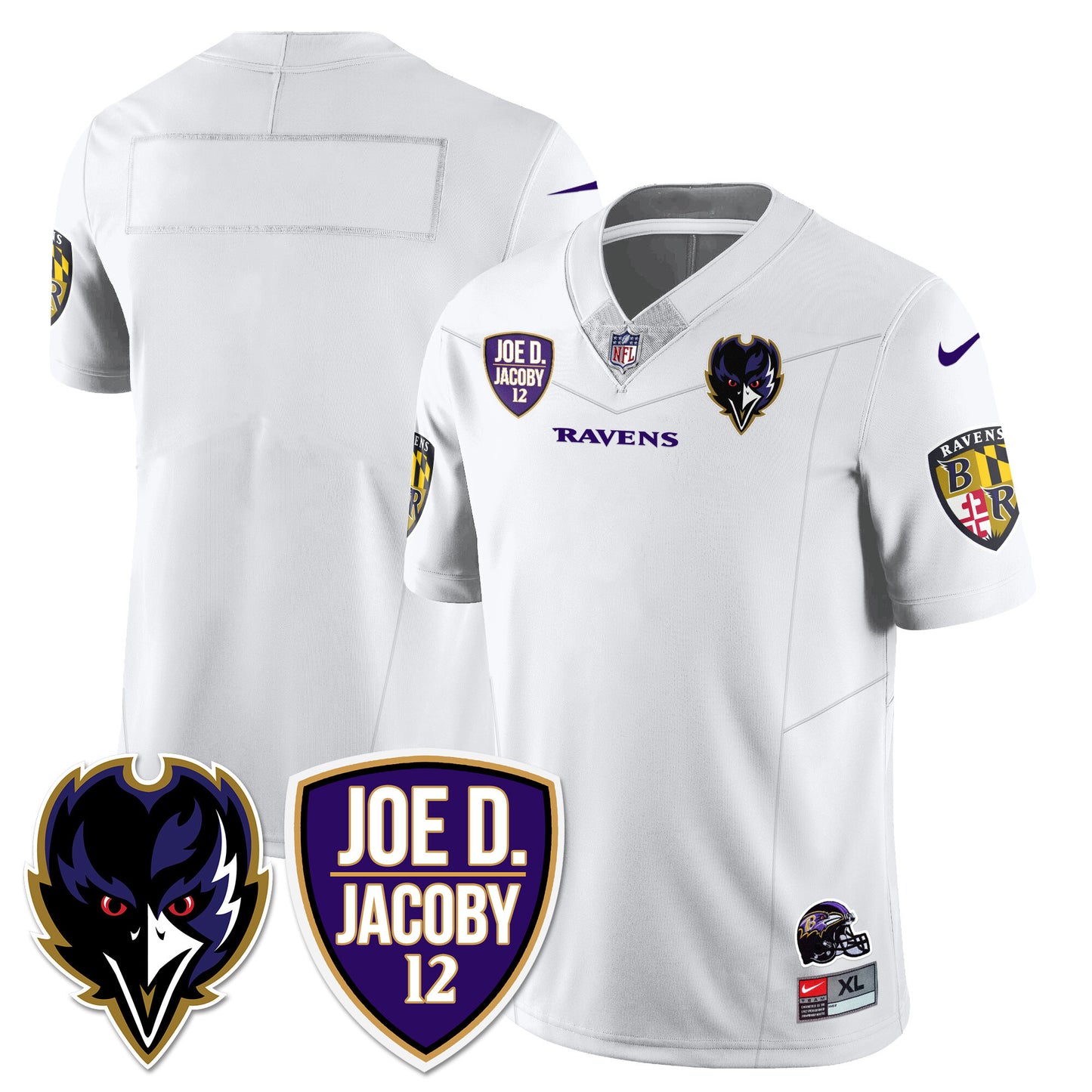 Ravens Purple Rising 2024 Vapor Limited Jersey - All Stitched