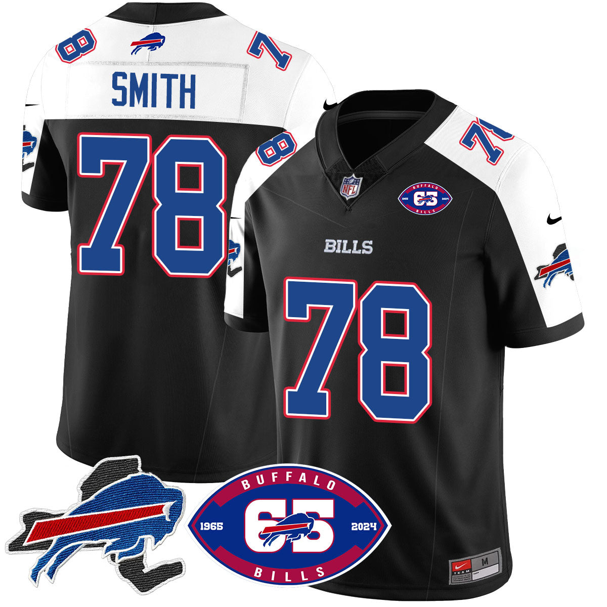 Bills 1959 - 2024 - The Bills Jersey - All Stitched