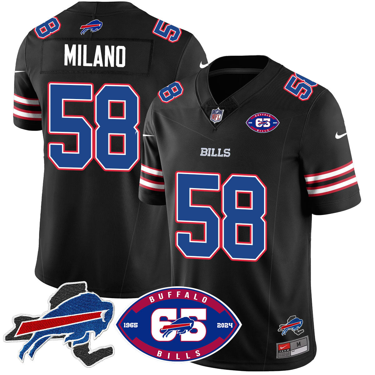 Bills 1959 - 2024 - The Bills Jersey - All Stitched