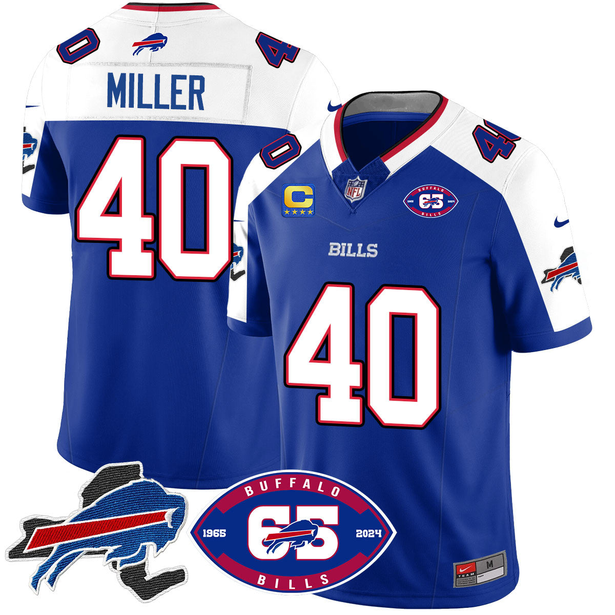 Bills 1959 - 2024 - The Bills Jersey - All Stitched