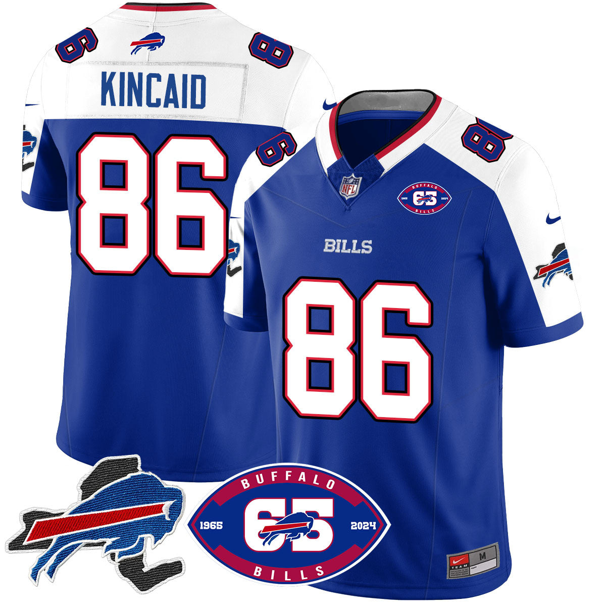 Bills 1959 - 2024 - The Bills Jersey - All Stitched