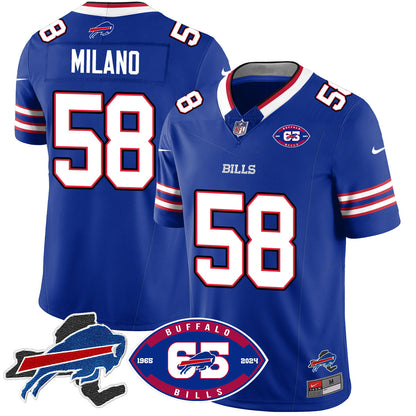 Bills 1959 - 2024 - The Bills Jersey - All Stitched