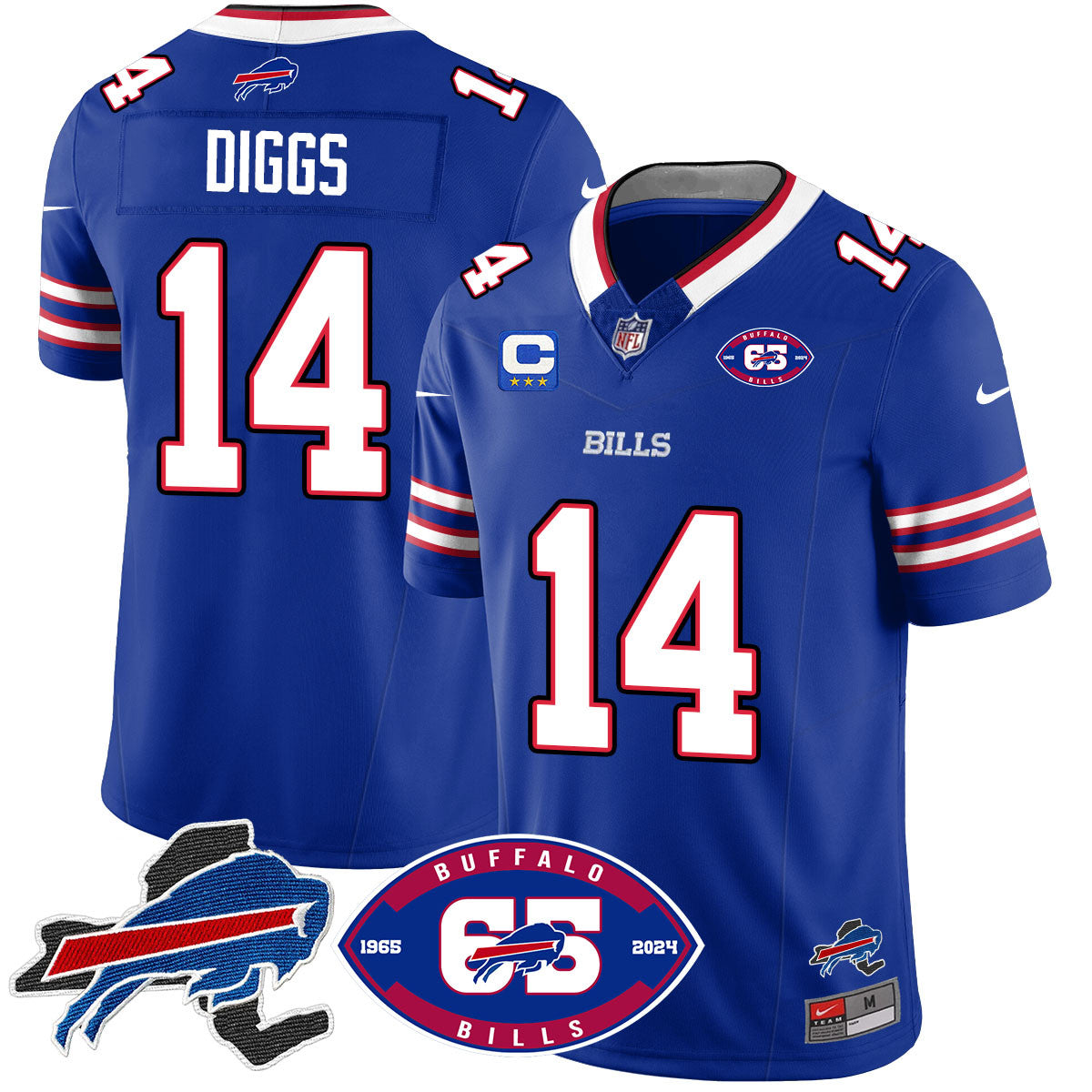 Bills 1959 - 2024 - The Bills Jersey - All Stitched