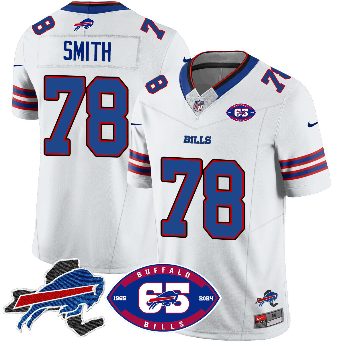 Bills 1959 - 2024 - The Bills Jersey - All Stitched