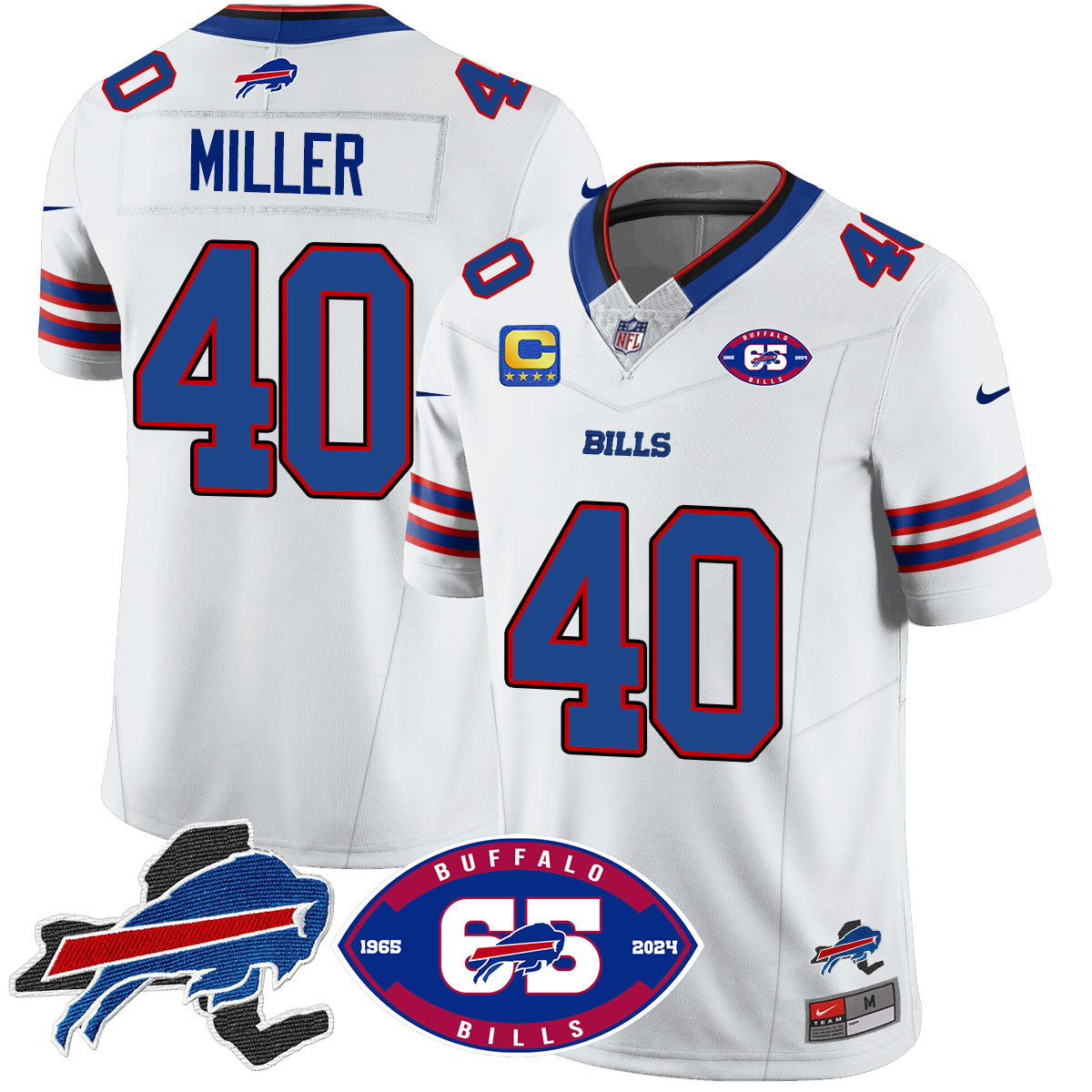 Bills 1959 - 2024 - The Bills Jersey - All Stitched