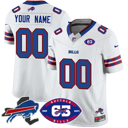 Custom Bills 1959 - 2024 - The Bills Jersey - All Stitched