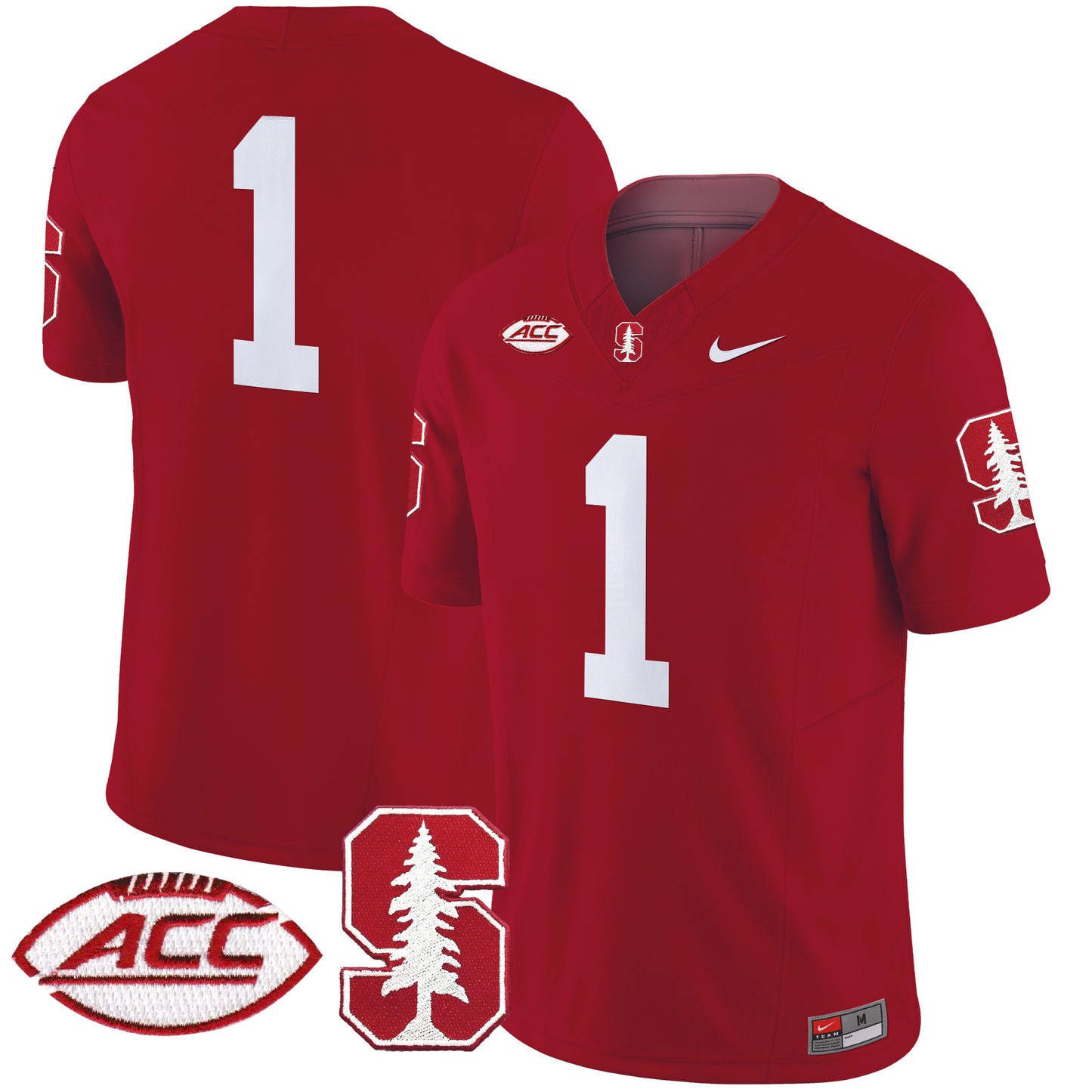 Stanford Cardinal 2024 ACC Patch Vapor Limited Jersey - All Stitched