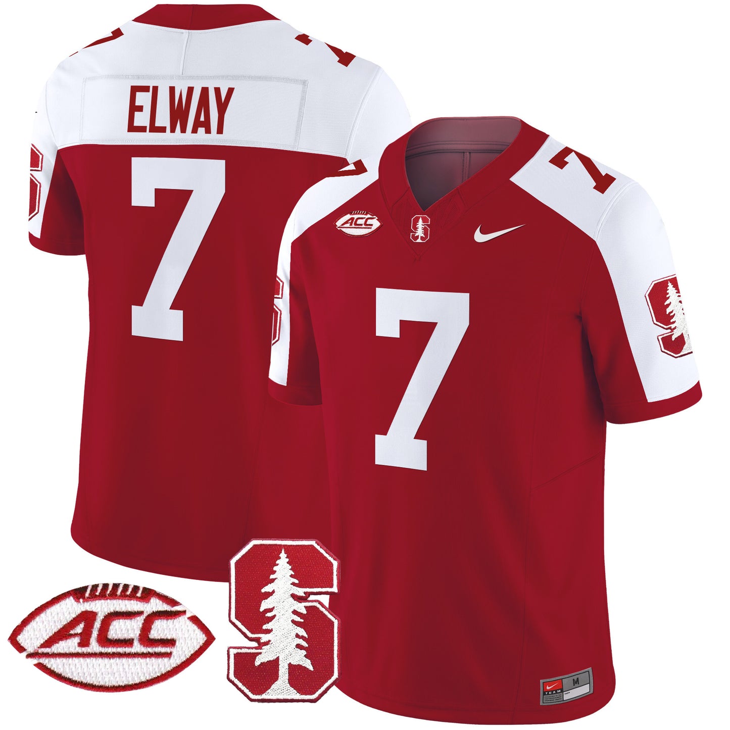 Stanford Cardinal 2024 ACC Patch Vapor Limited Jersey - All Stitched