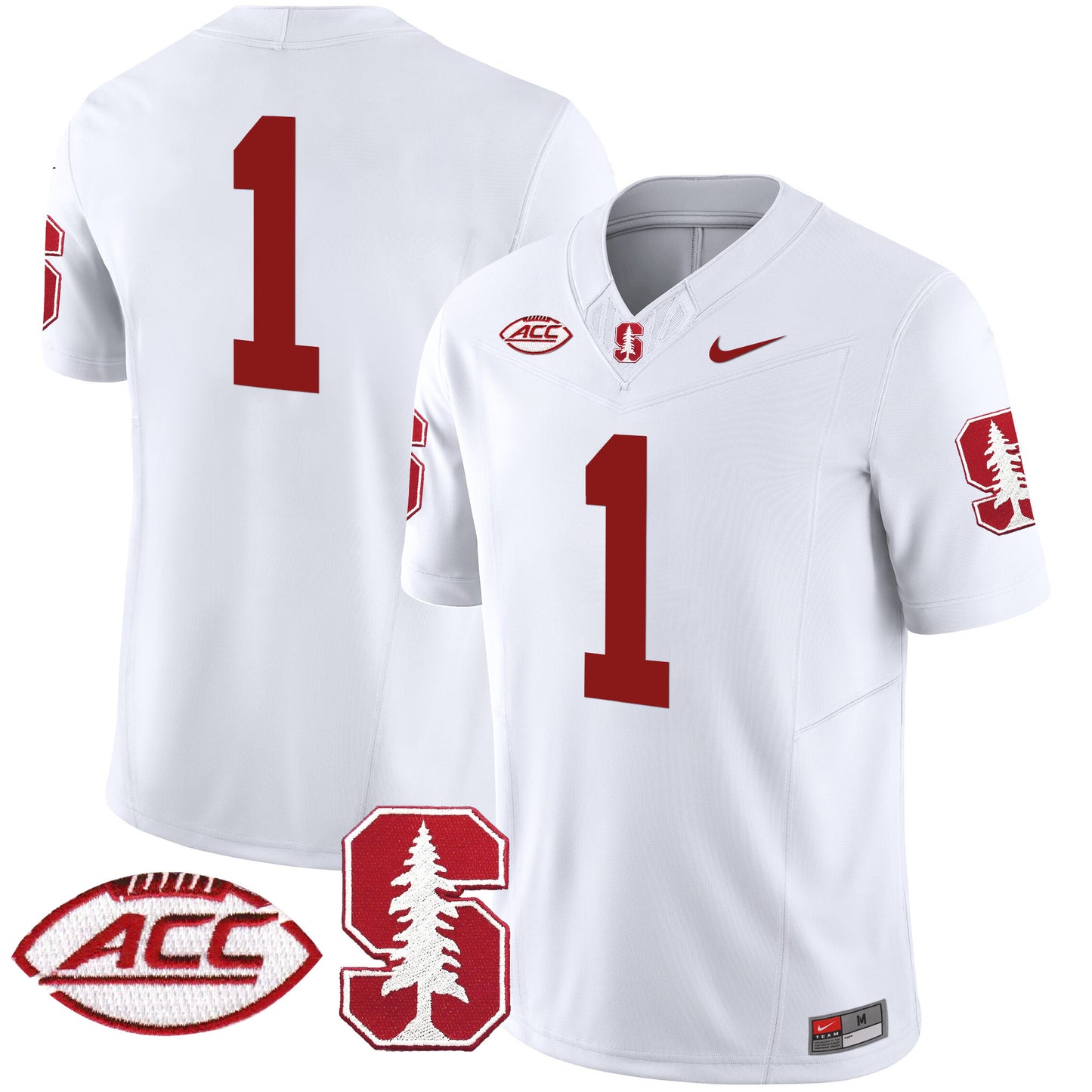 Stanford Cardinal 2024 ACC Patch Vapor Limited Jersey - All Stitched