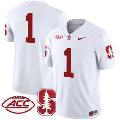 Stanford Cardinal 2024 ACC Patch Vapor Limited Jersey - All Stitched