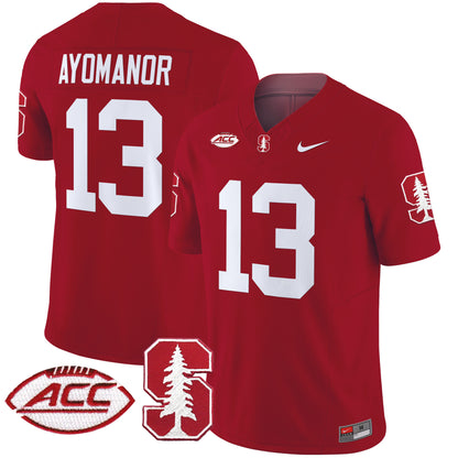 Stanford Cardinal 2024 ACC Patch Vapor Limited Jersey - All Stitched