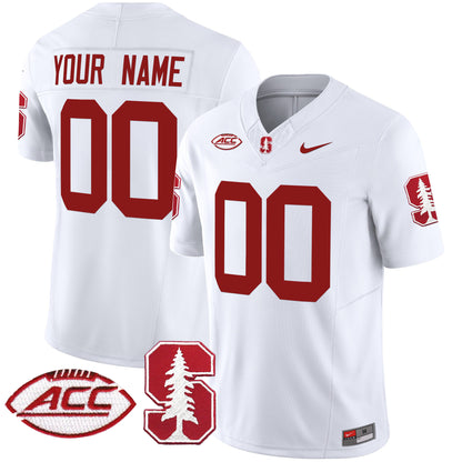 Stanford Cardinal 2024 ACC Patch Vapor Limited Custom Jersey - All Stitched