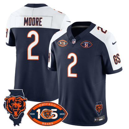 Bears 1920-2025 - The Bears Jersey - All Stitched