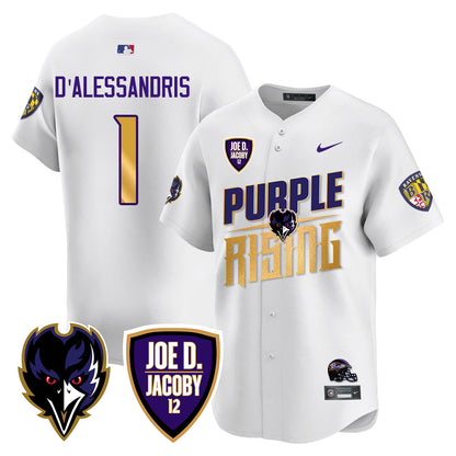 Ravens Purple Rising 2024 Vapor Limited Baseball Jersey - All Stitched