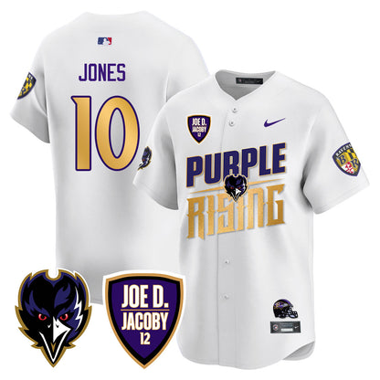 Ravens Purple Rising 2024 Vapor Limited Baseball Jersey - All Stitched