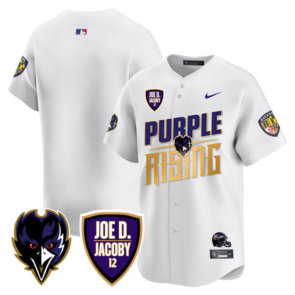 Ravens Purple Rising 2024 Vapor Limited Baseball Jersey - All Stitched