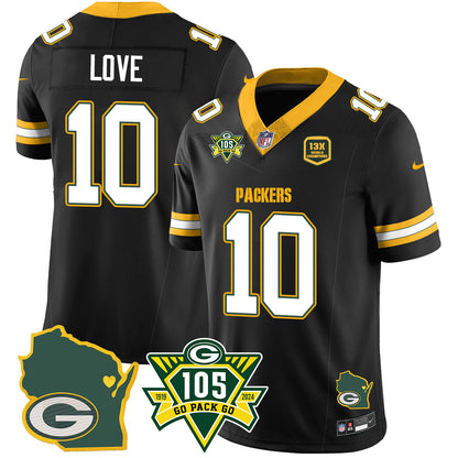 Packers 1919-2024 - The Packers Jersey - All Stitched