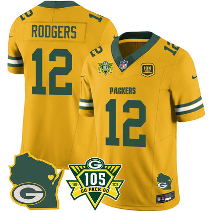 Packers 1919-2024 - The Packers Jersey - All Stitched