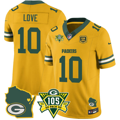 Packers 1919-2024 - The Packers Jersey - All Stitched