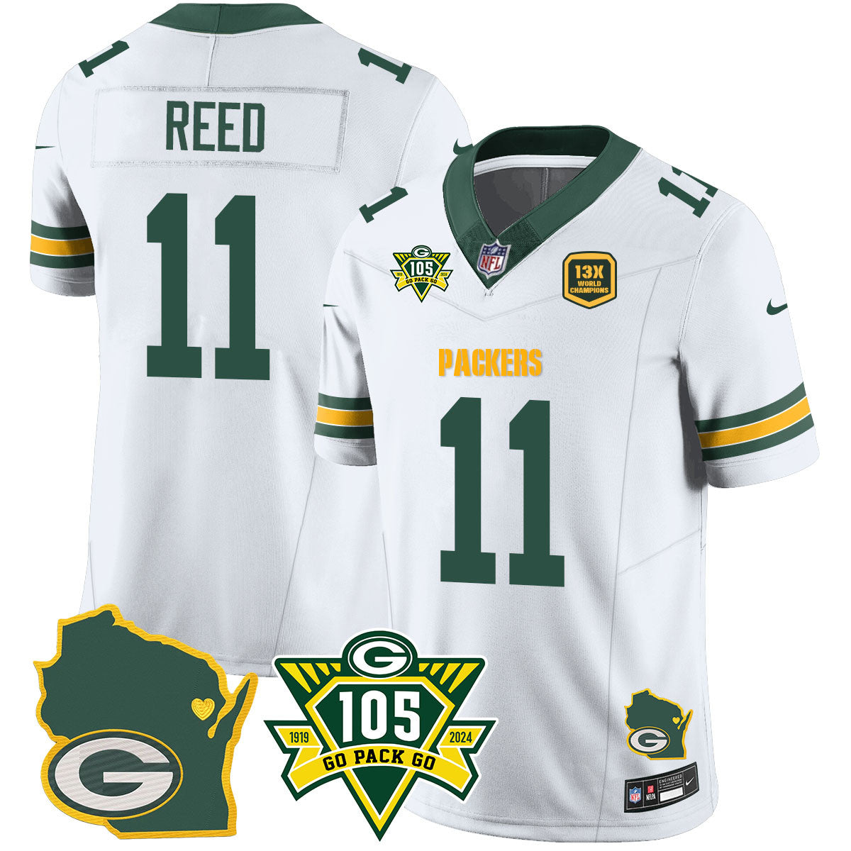 Packers 1919-2024 - The Packers Jersey - All Stitched