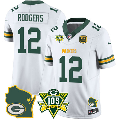 Packers 1919-2024 - The Packers Jersey - All Stitched